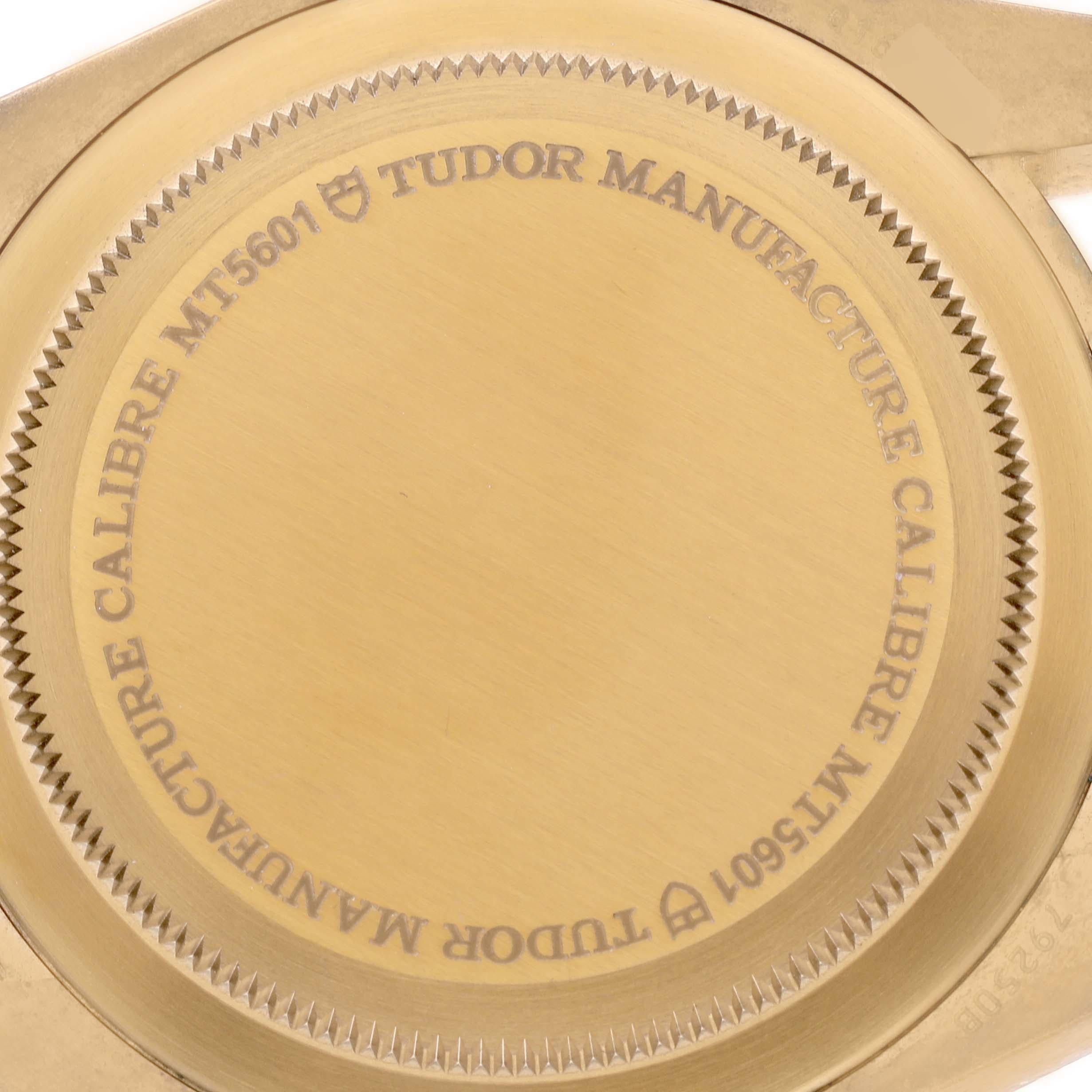 Tudor Heritage Schwarze Bay Bronze Schwarzes Zifferblatt Herrenuhr 79250 Box Card im Angebot 1