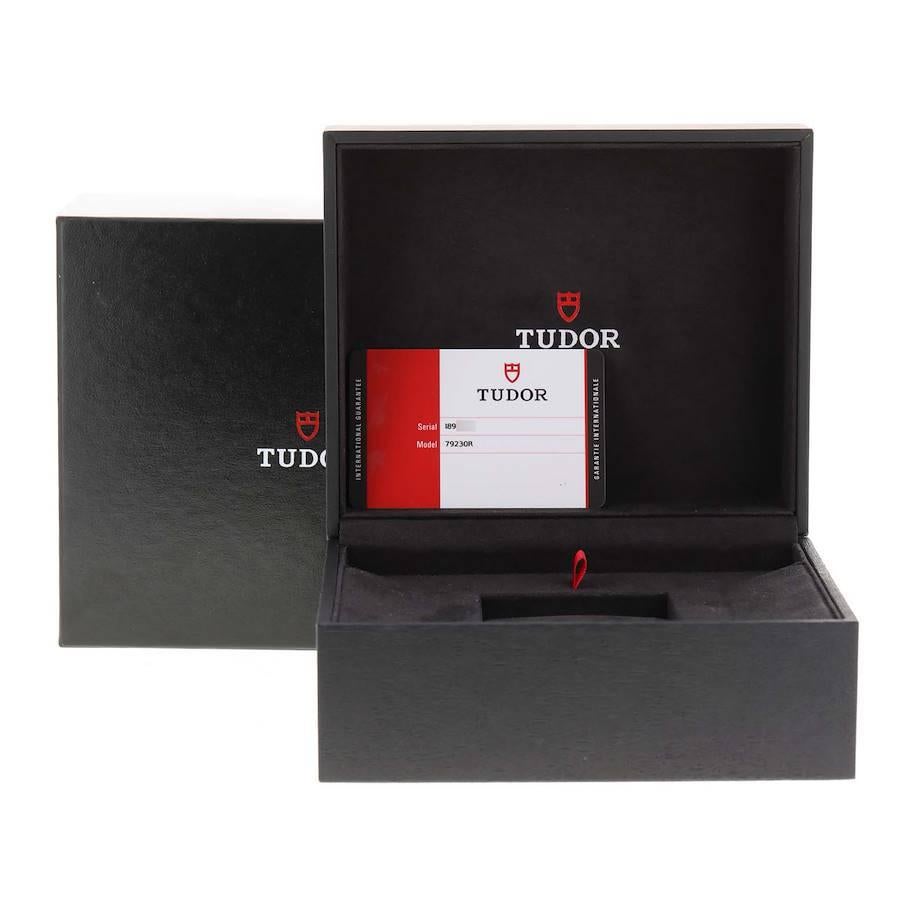 Tudor Heritage Black Bay Burgundy Bezel Steel Mens Watch 79230 Box Card 4