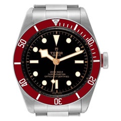 Tudor Heritage Black Bay Burgundy Bezel Steel Mens Watch 79230