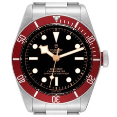 Tudor Heritage Black Bay Burgundy Bezel Steel Mens Watch 79230