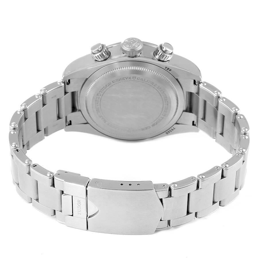 Men's Tudor Heritage Black Bay Chronograph Reverse Panda Dial Watch 79360 Unworn For Sale