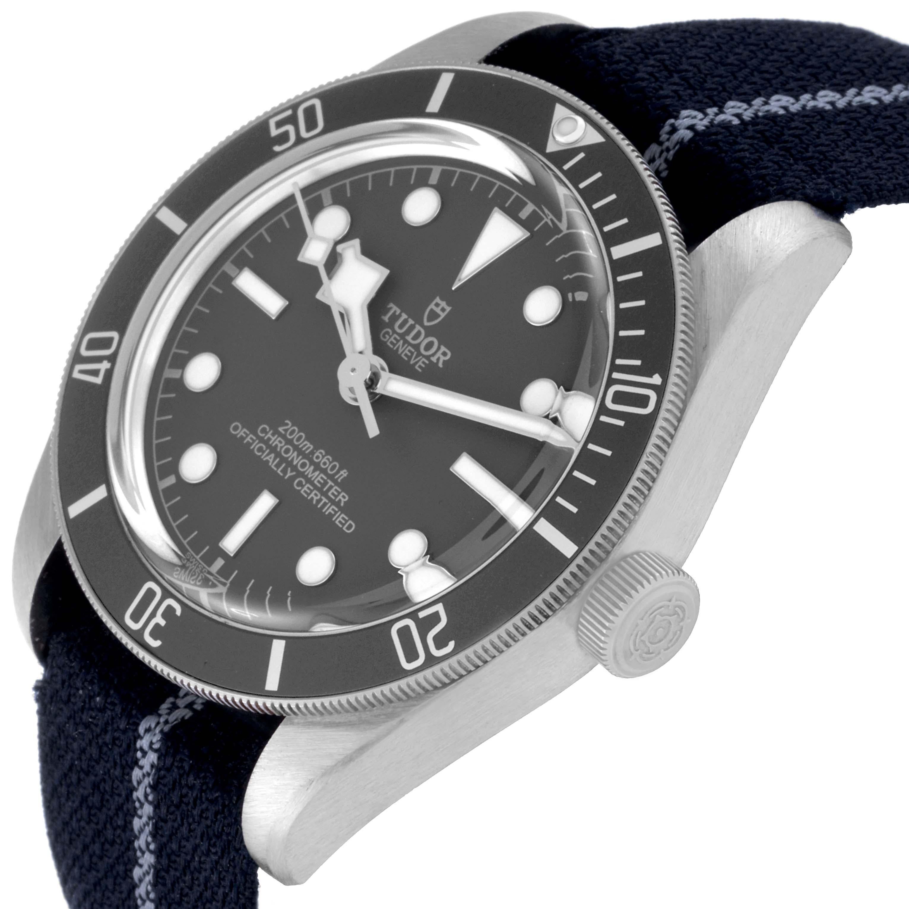 Tudor Heritage Black Bay Fifty-Eight 925 Silver Mens Watch 79010 Box Card For Sale 1