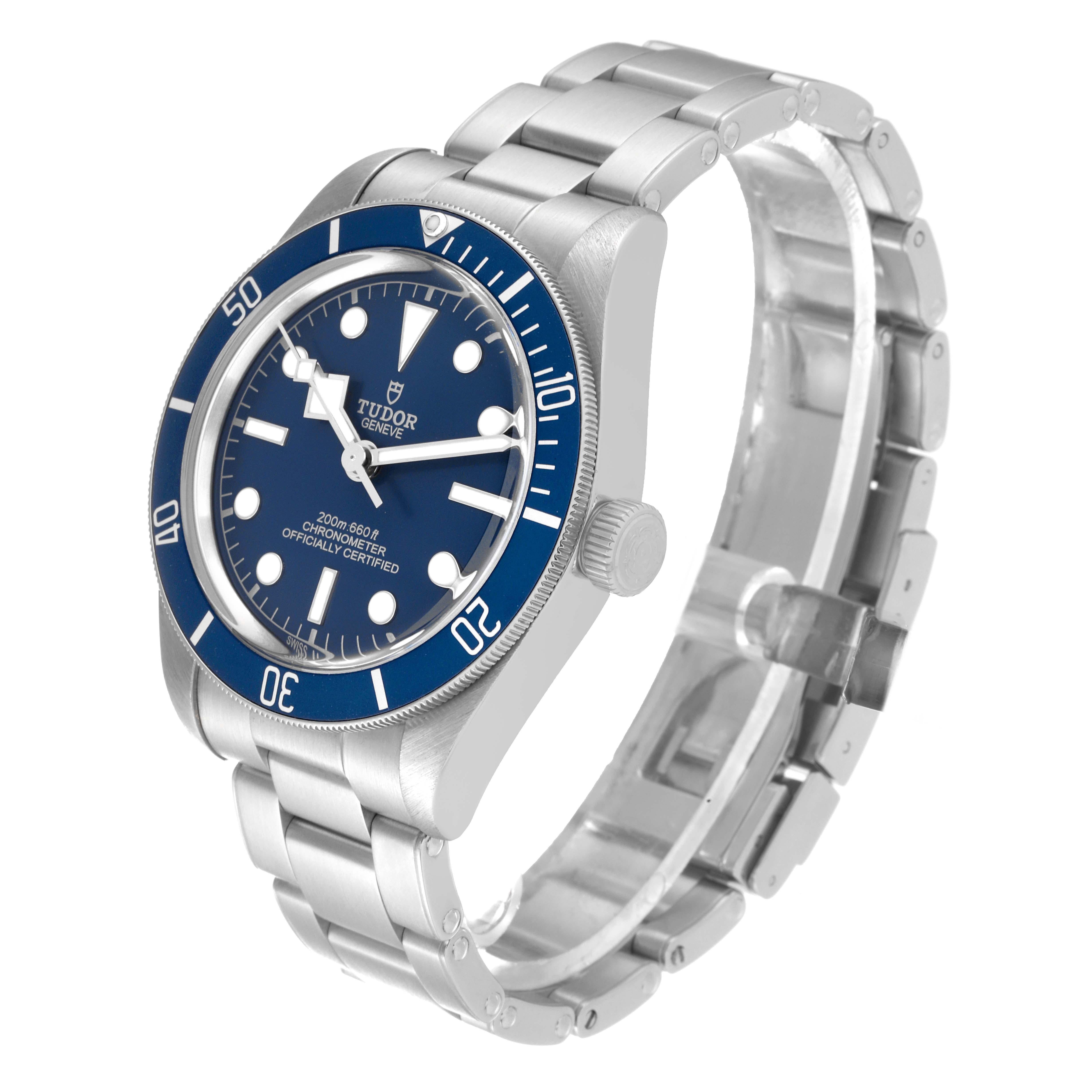 Men's Tudor Heritage Black Bay Fifty-Eight Blue Dial Steel Mens Watch 79030