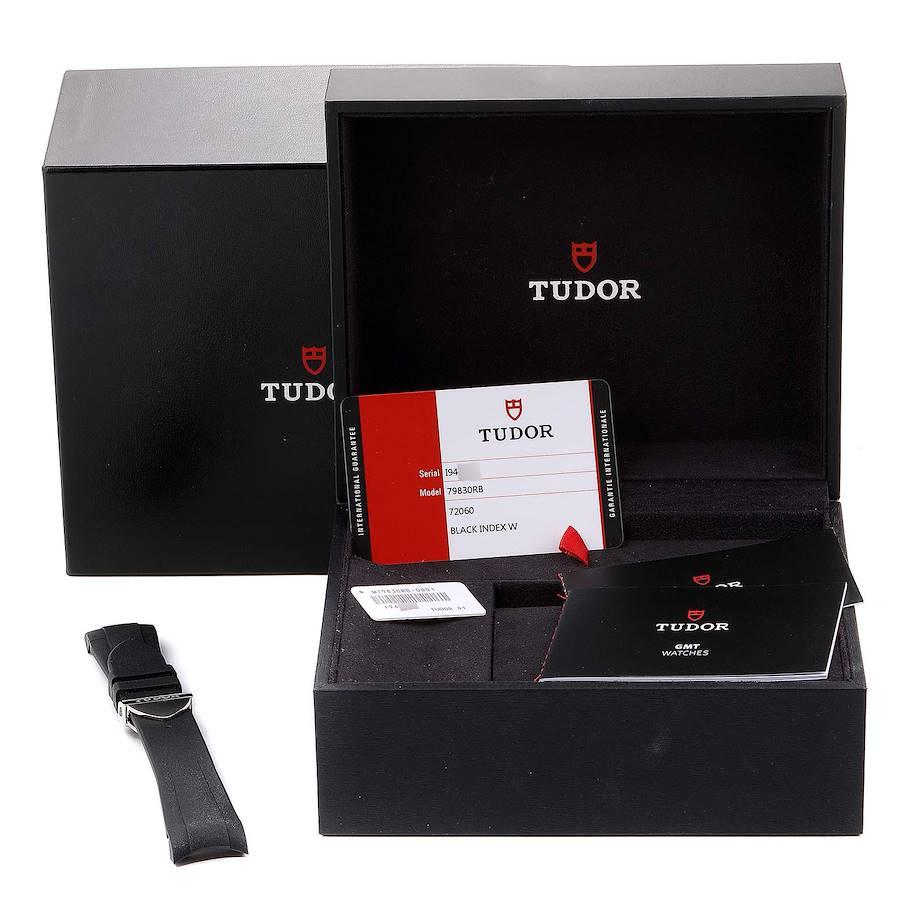 Tudor Heritage Black Bay GMT Pepsi Bezel Men's Watch 79830RB Box Card For Sale 8