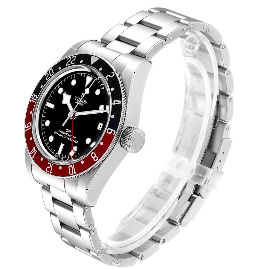 Tudor Heritage Black Bay GMT Pepsi Bezel Men's Watch 79830RB Box Card For Sale 1