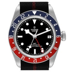 Tudor Heritage Black Bay GMT Pepsi Bezel Mens Watch 79830RB Box Card