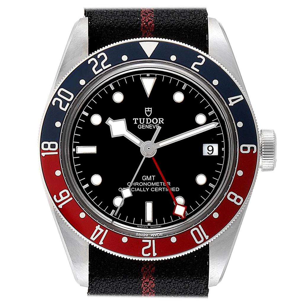 Tudor Heritage Black Bay GMT Pepsi Bezel Men's Watch 79830RB Unworn