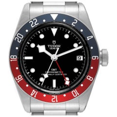 Tudor Heritage Black Bay GMT Pepsi Bezel Steel Mens Watch 79830RB Box Card