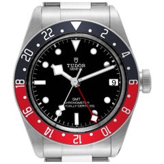 Tudor Heritage Black Bay GMT Pepsi Bezel Steel Mens Watch 79830RB Box Card