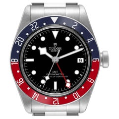 Tudor Heritage Black Bay GMT Pepsi Bezel Steel Mens Watch 79830RB Box Card