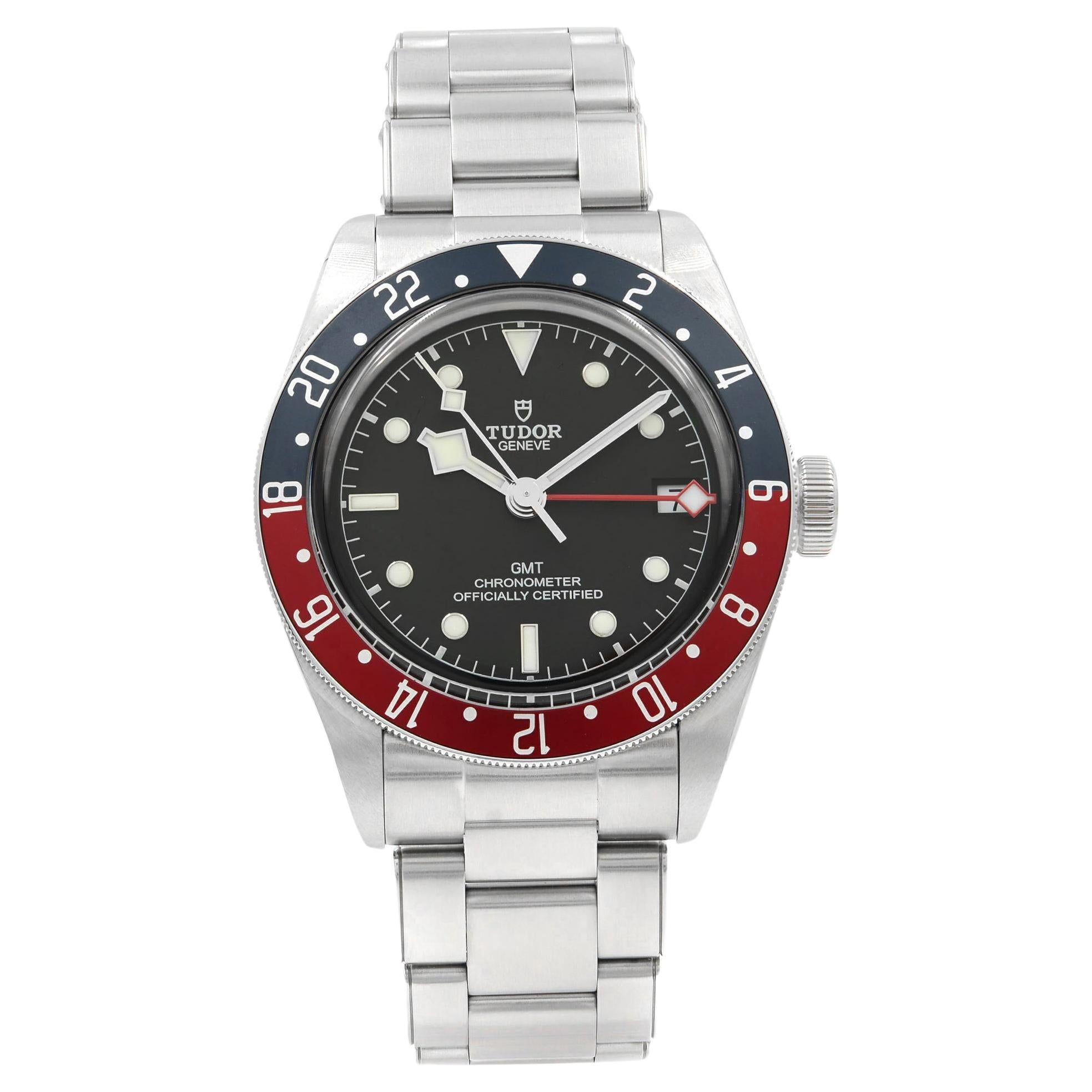 Tudor Heritage Black Bay GMT Stainless Steel Automatic Mens Watch M79830RB-0001
