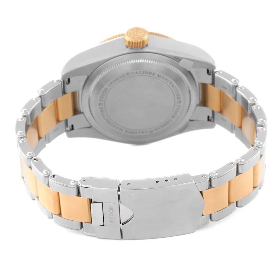 Men's Tudor Heritage Black Bay GMT Steel Yellow Gold Mens Watch 79833MN Unworn