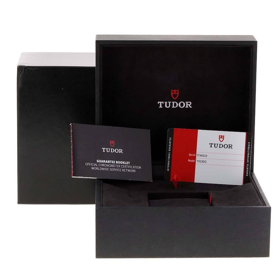 Tudor Heritage Black Bay Harrods Special Edition Mens Watch 79230G Box Card 3