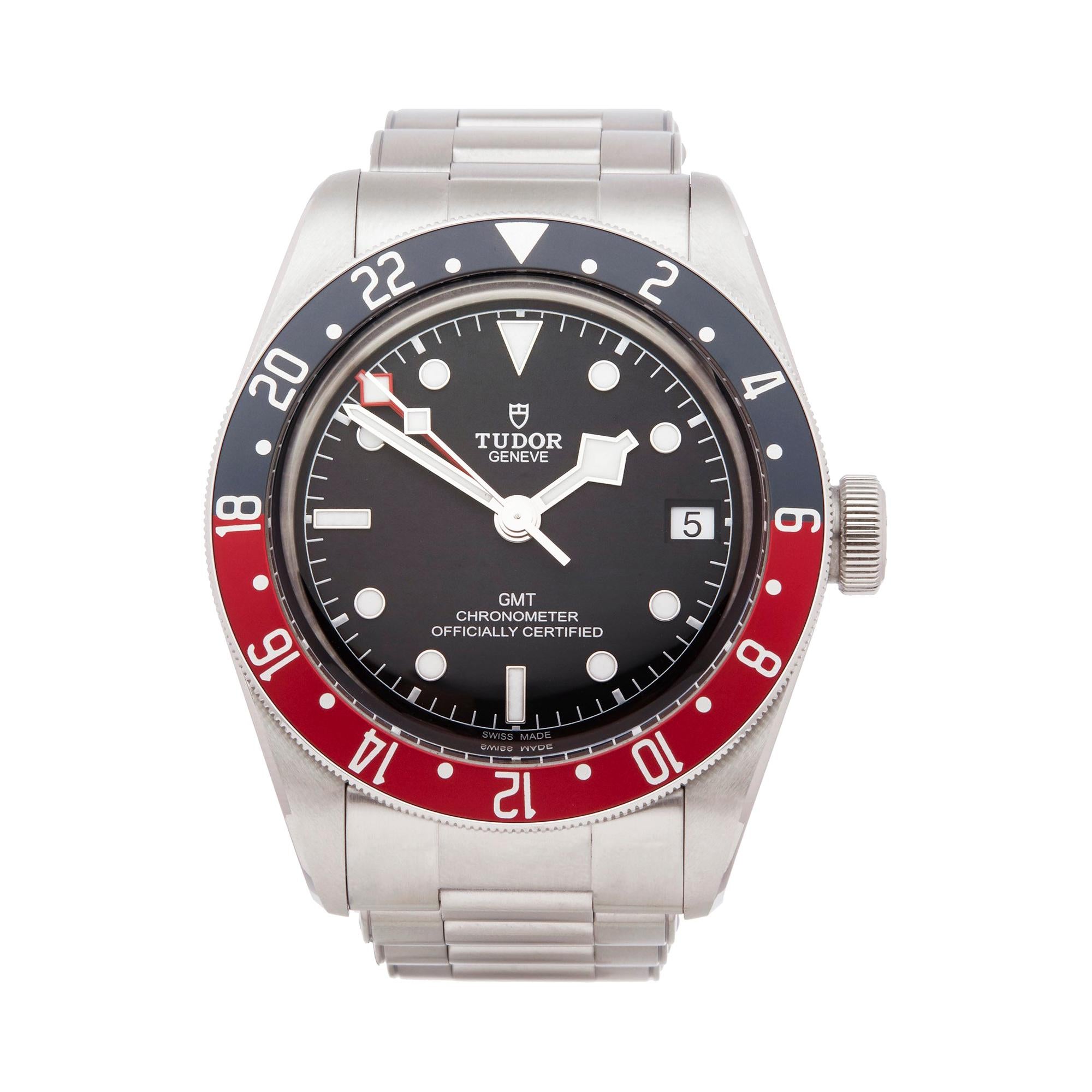 Tudor Heritage Black Bay JDM Stainless Steel 79830RB Wristwatch