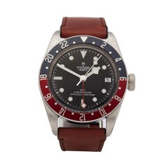 Tudor Heritage Black Bay Pepsi GMT Stainless Steel 79830RB Gents Wristwatch
