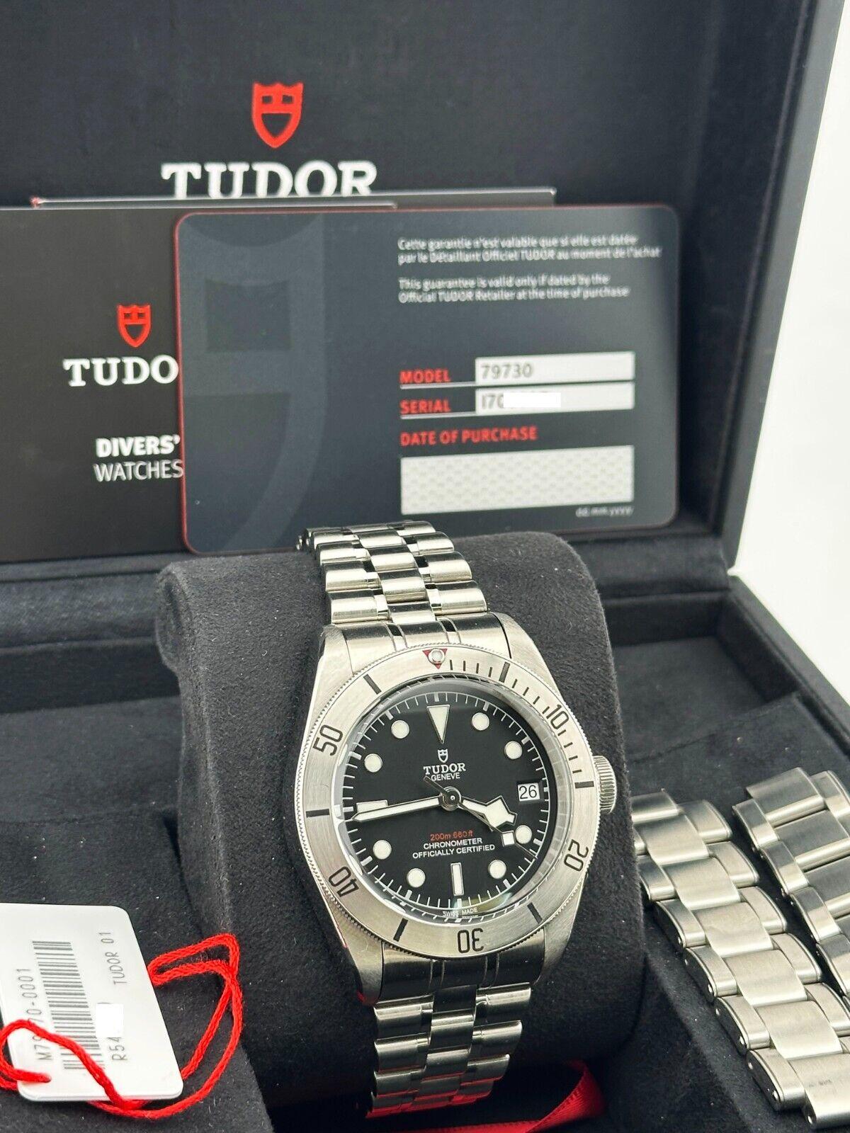 Tudor Heritage Black Bay Ref 79730 41mm Stainless Steel Box Paper 4