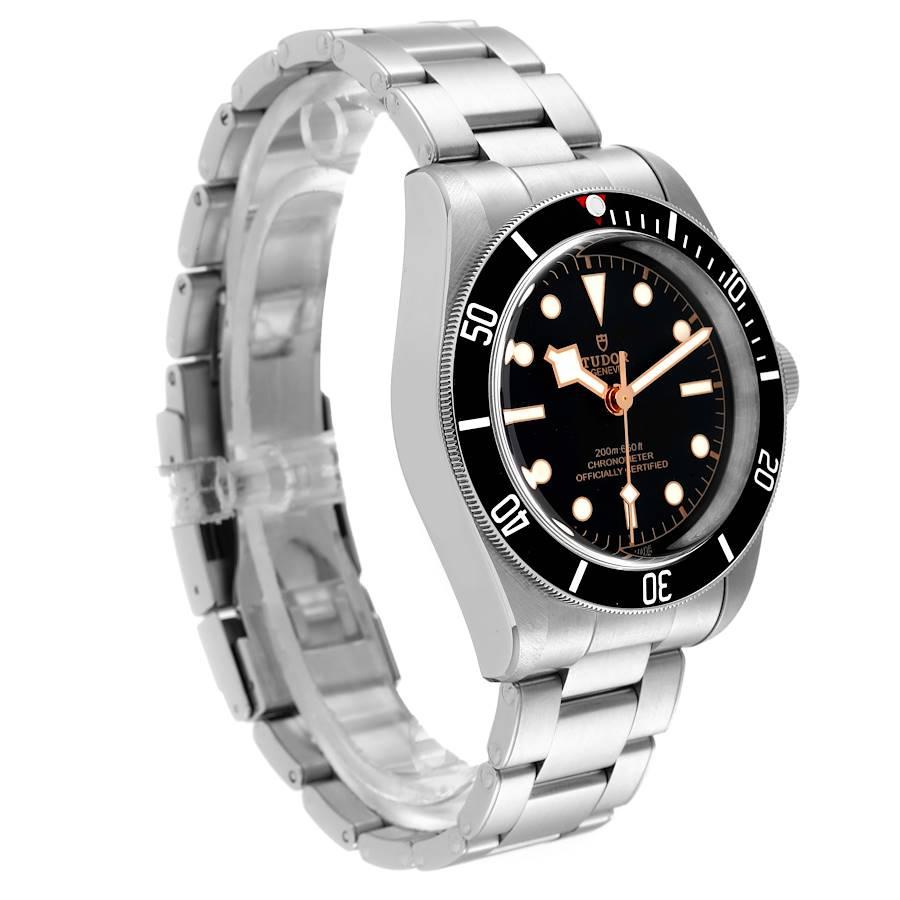 Tudor Heritage Schwarze Edelstahl-Herrenuhr 79230 Ungetragen im Zustand „Hervorragend“ in Atlanta, GA