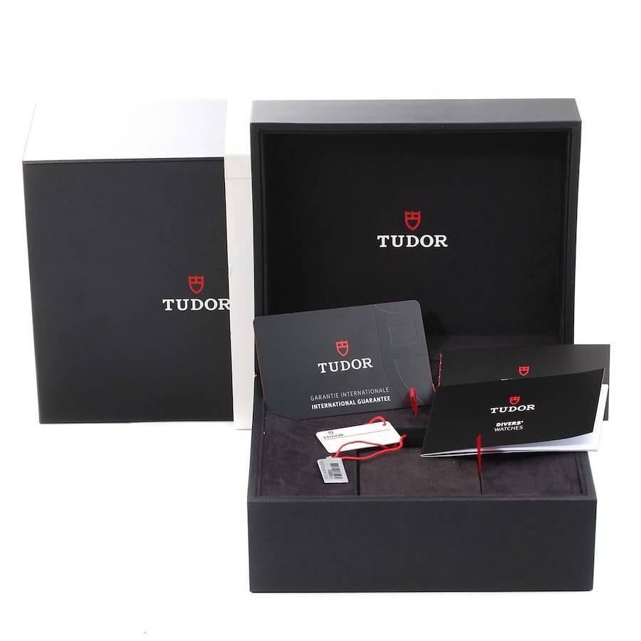 Tudor Heritage Black Bay Steel Black Dial Mens Watch 79730 Box Card For Sale 7