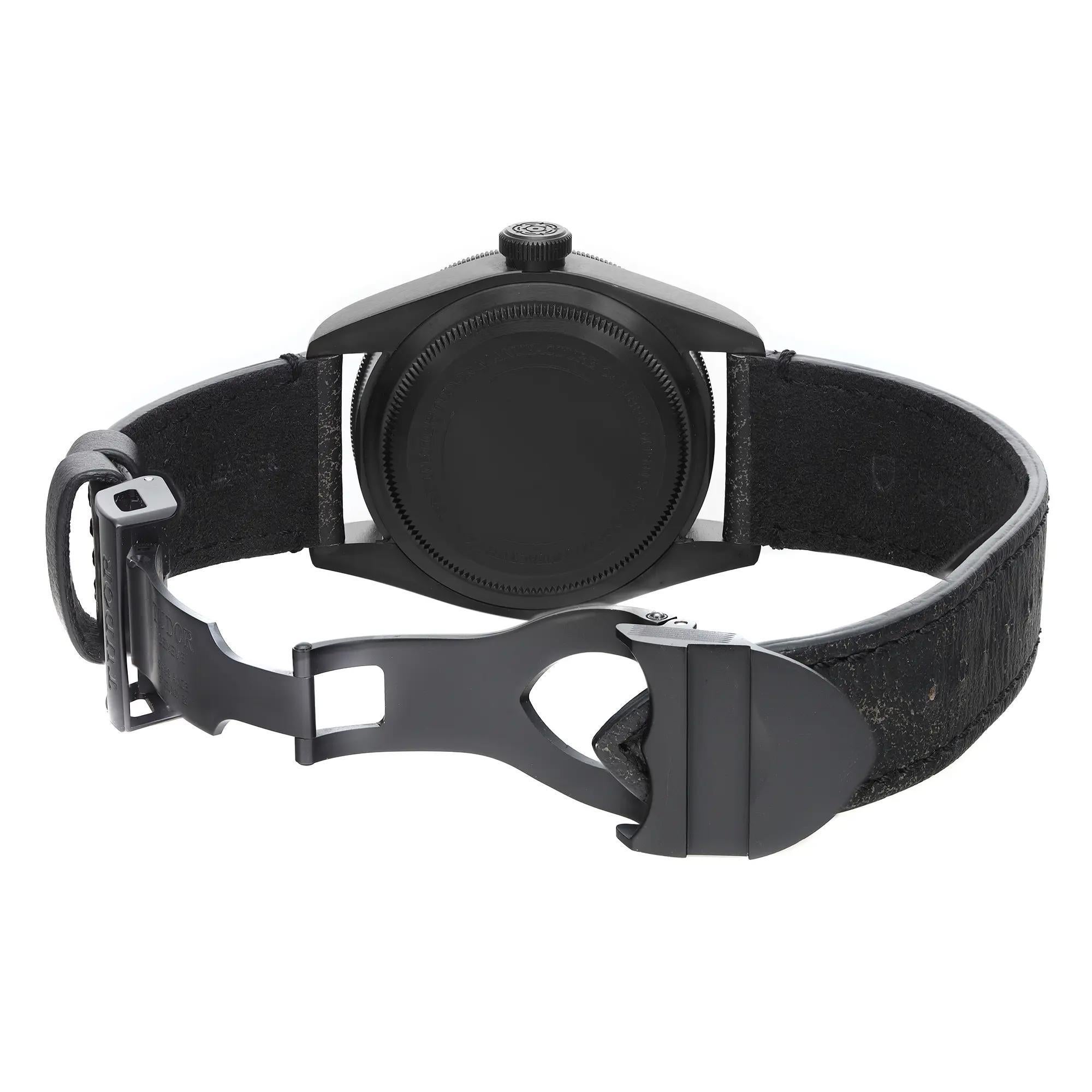 Tudor Heritage Black Bay Steel PVD Montre automatique pour hommes 79230DK Unisexe en vente
