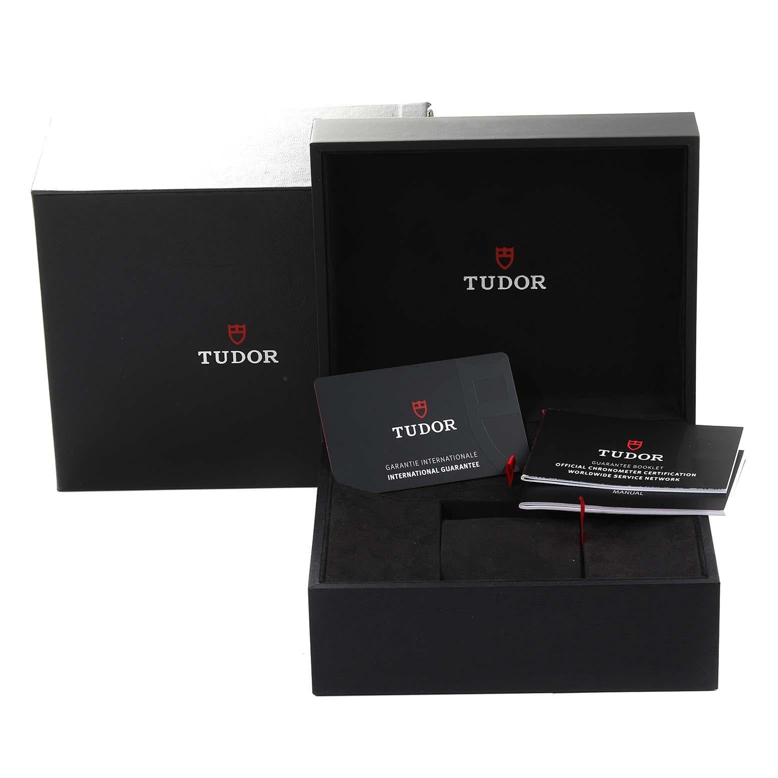 Tudor Heritage Black Bay Steel Yellow Gold Mens Watch 79363 Box Card For Sale 6