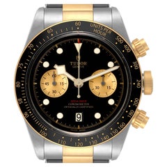 Tudor Heritage Black Bay Steel Yellow Gold Mens Watch 79363 Box Card