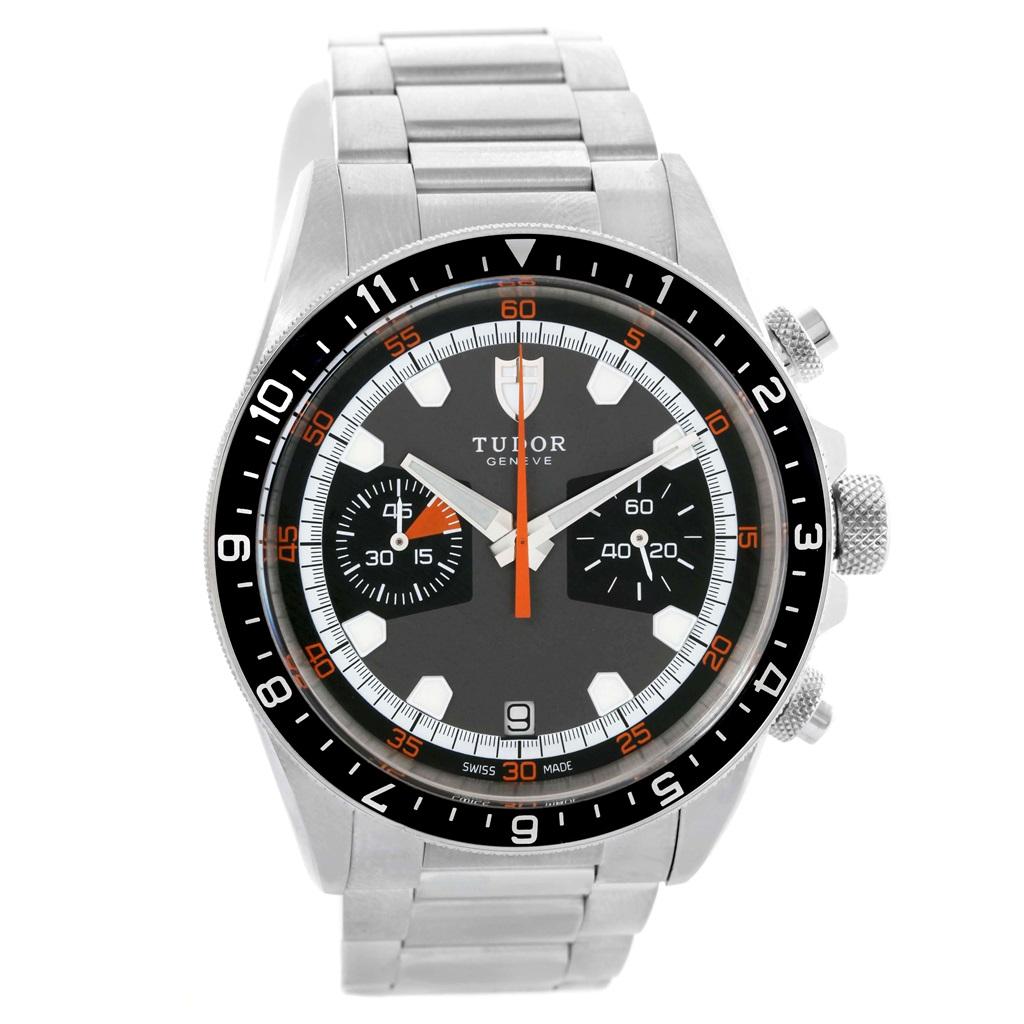 Tudor Heritage Chrono Grey Dial Steel Men's Watch 70330N 2