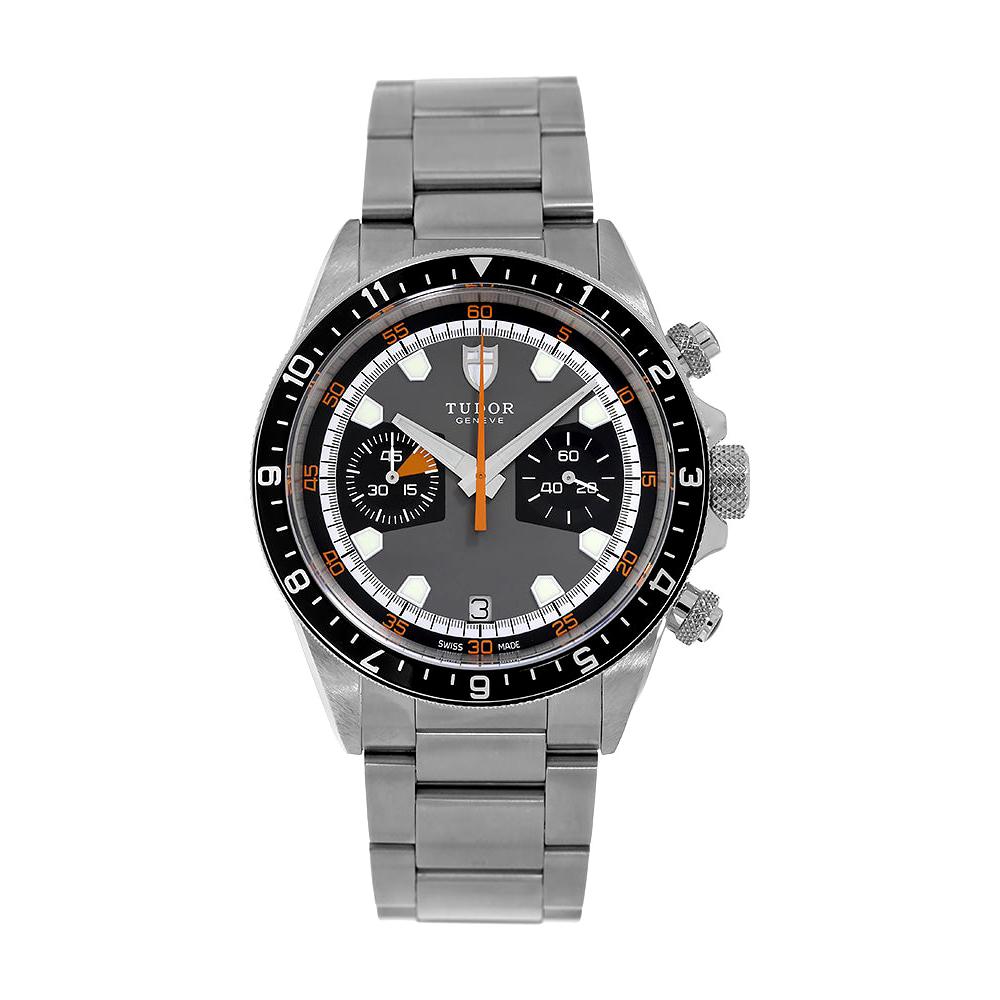 Tudor Heritage Chrono Stainless-Steel Grey Chronograph Watch 70330N-0006
