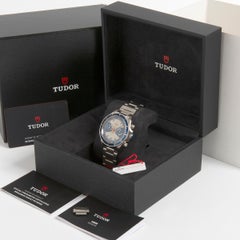 Tudor Heritage Chronograph with date Ref 70330B. 'Monte Carlo' Dial. B&P's, 2021