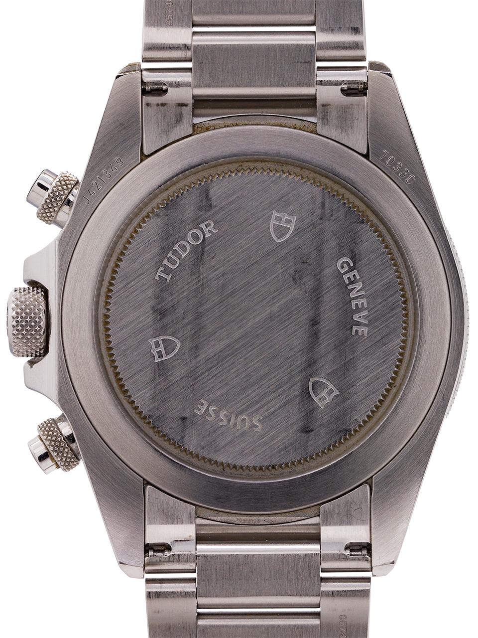 Men's Tudor Heritage Monte Carlo Reissue Home Plate Markers Wristwatch For Sale