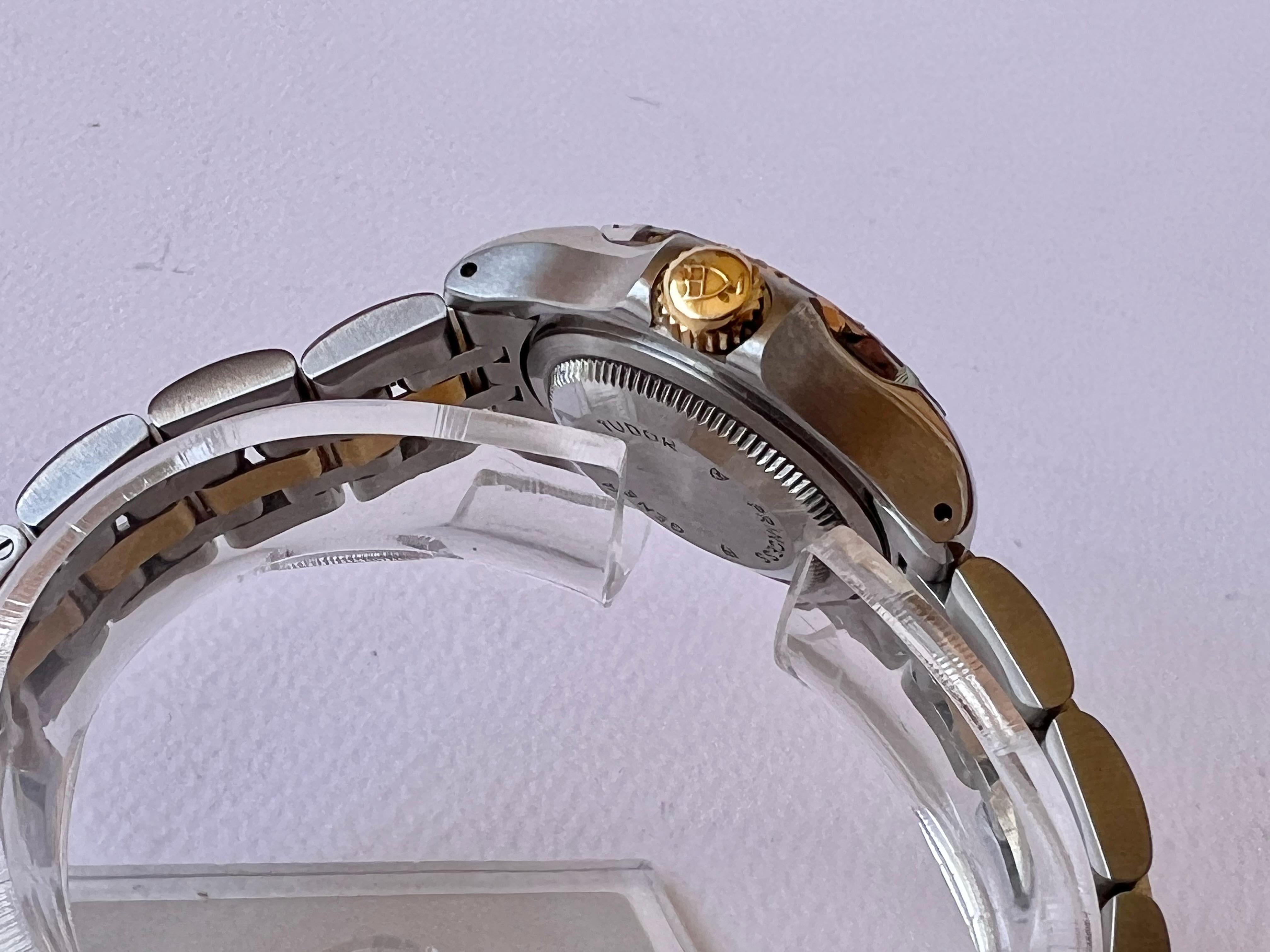 Tudor Hydronaut Princess Date Gold Bezel Steel & Gold Watch For Sale 4