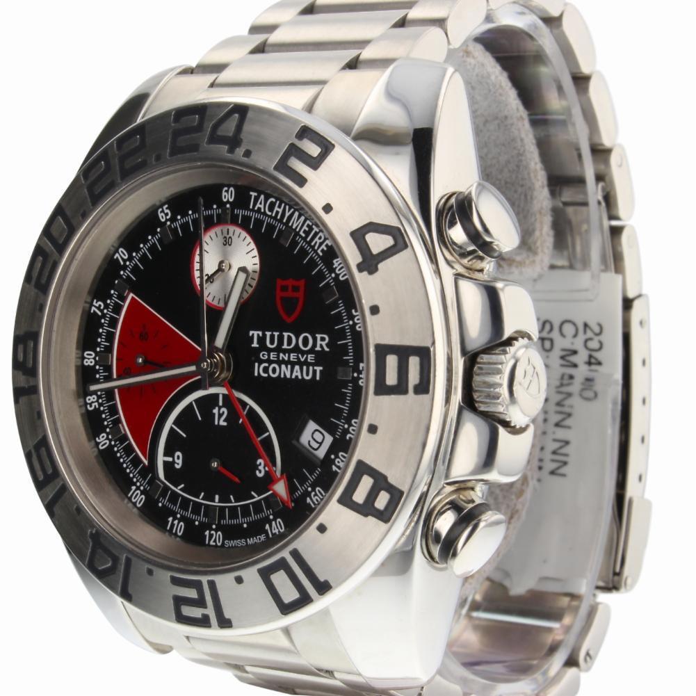 Contemporary Tudor Iconaut 20400, Black Dial, Certified and Warranty