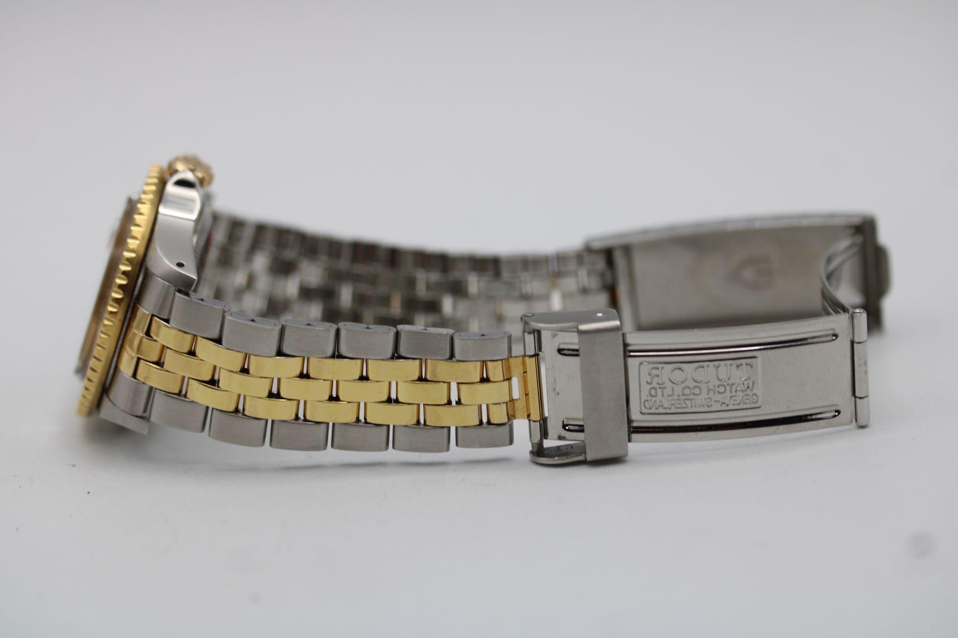 Tudor Mini Sub  33mm  Steel & Gold  Champagne Dial  Serviced by Tudor (2025) For Sale 6