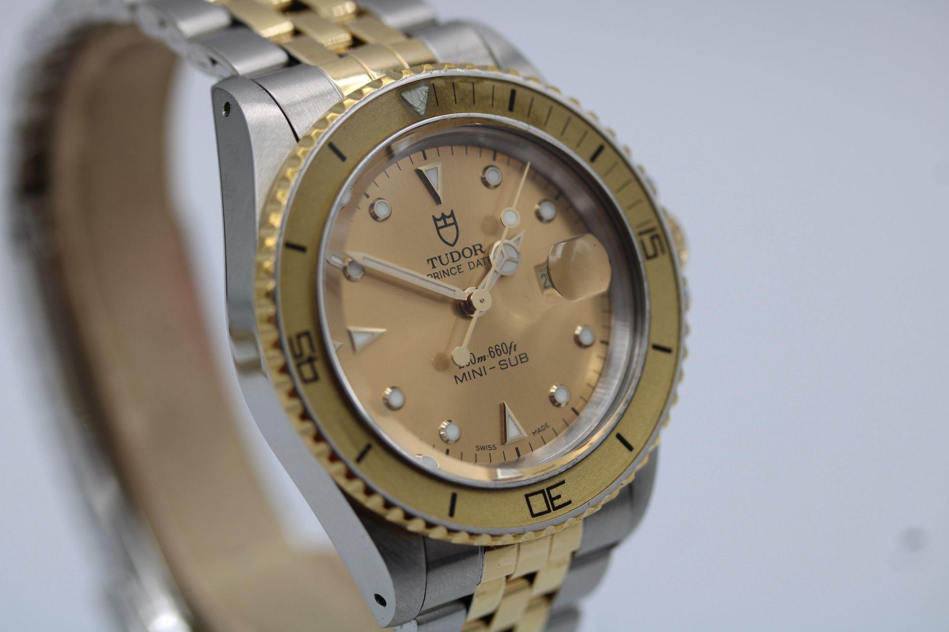 Tudor Mini Sub  33mm  Steel & Gold  Champagne Dial  Serviced by Tudor (2025) For Sale 1