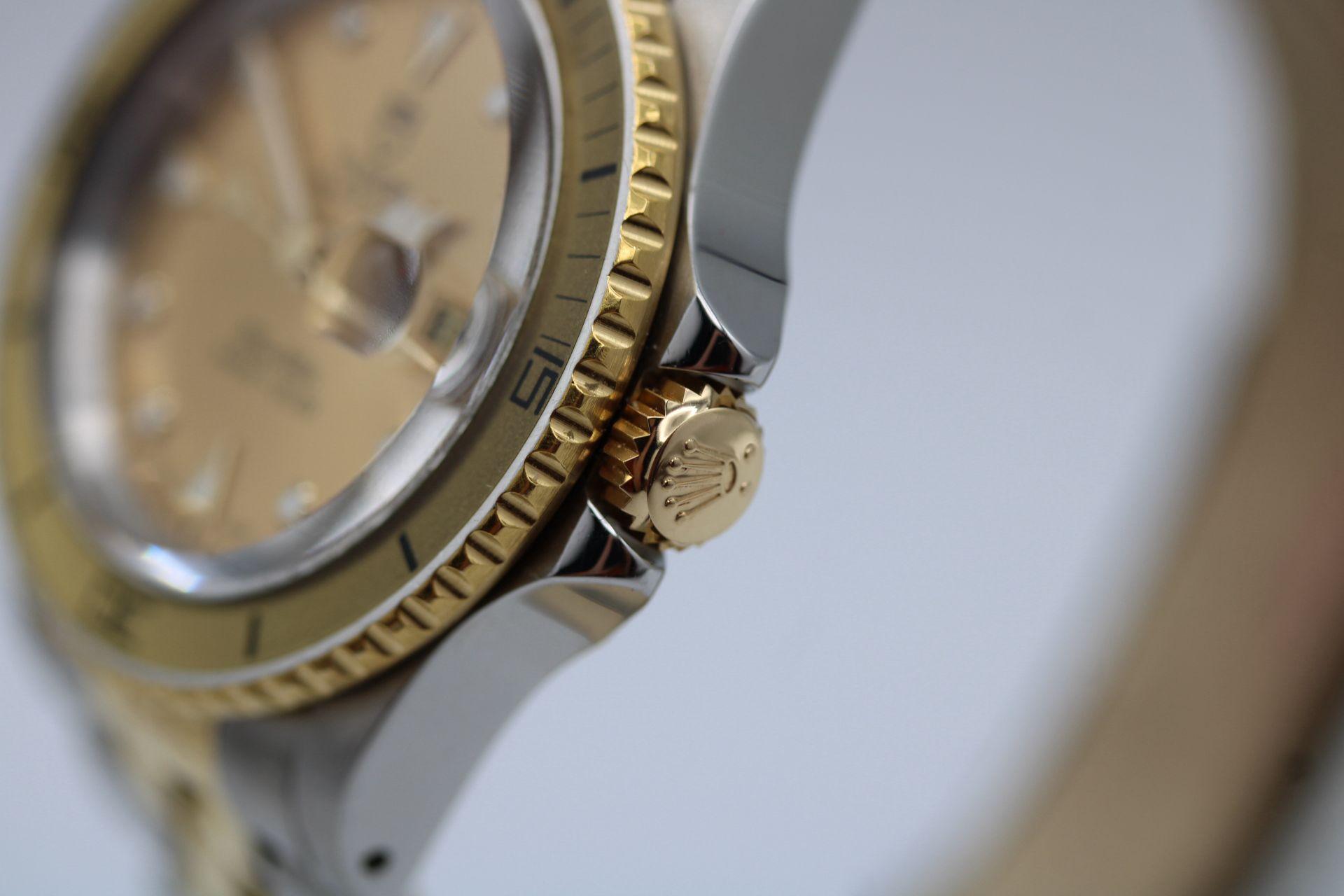 Tudor Mini Sub  33mm  Steel & Gold  Champagne Dial  Serviced by Tudor (2025) For Sale 2