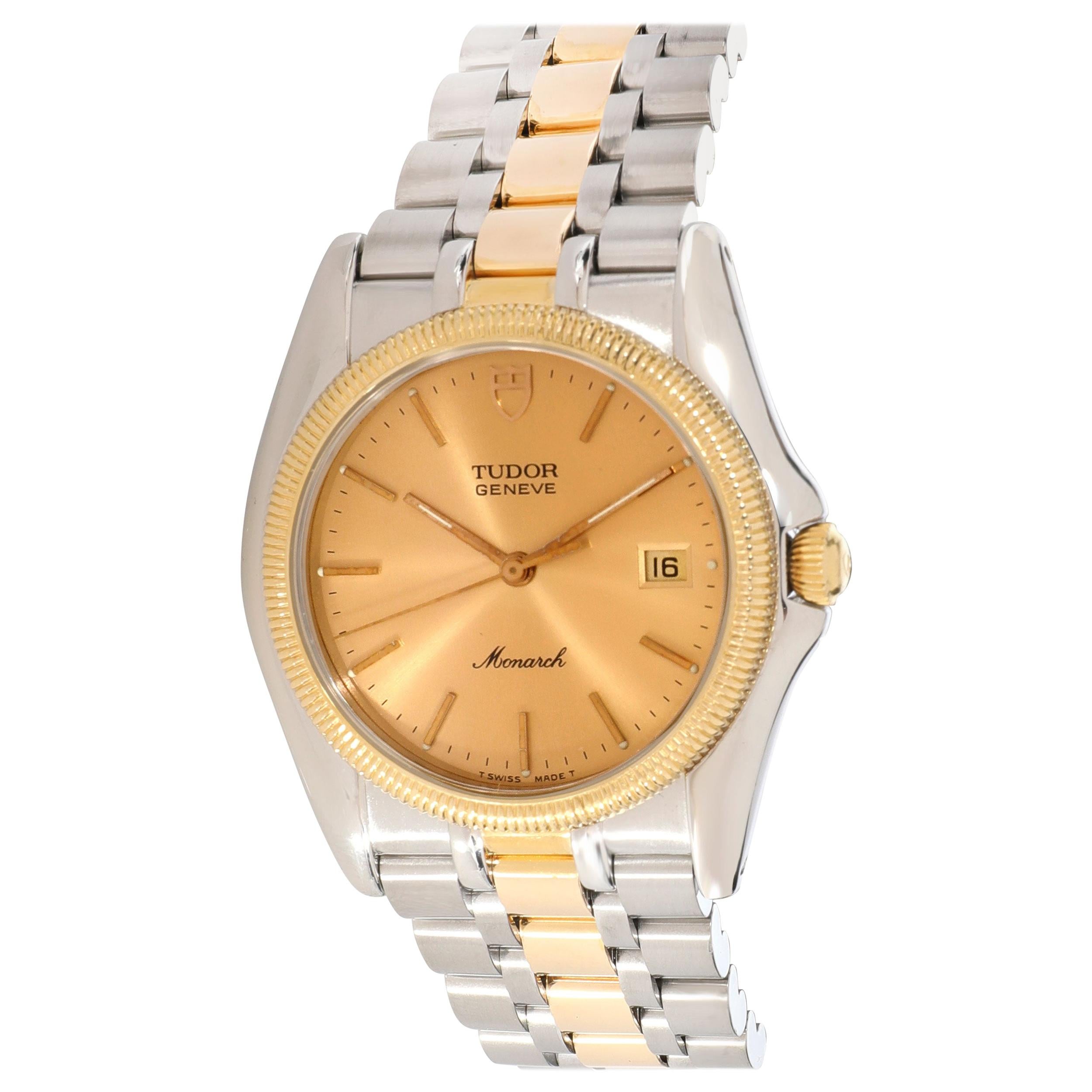 Tudor Monarch 15633 Men's Watch in 18 Karat Stainless Steel/Yellow Gold