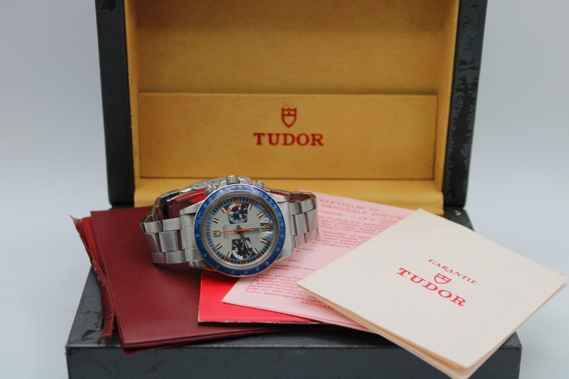 Tudor Montecarlo Carlo 7149/0 Uhr und Papiere 1977 im Angebot 4
