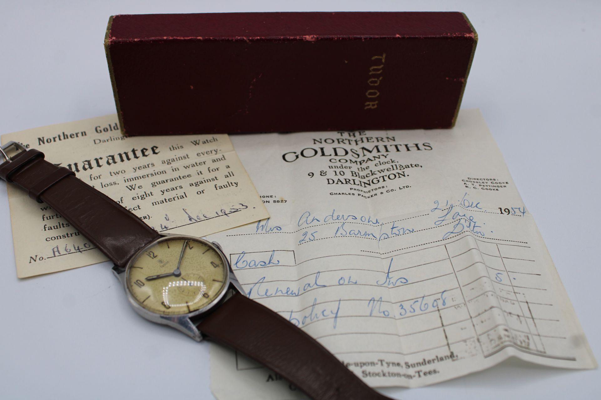 Reloj Tudor Oversize de cuerda manual Vintage 1954 en Bueno Estado en London, GB