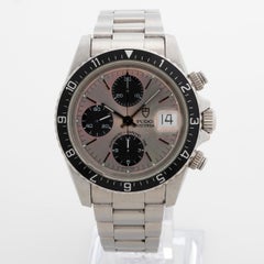 Tudor Oyster Date Chronograph, aka "Big Block" ref 79270. Rare Panda Dial, 2002