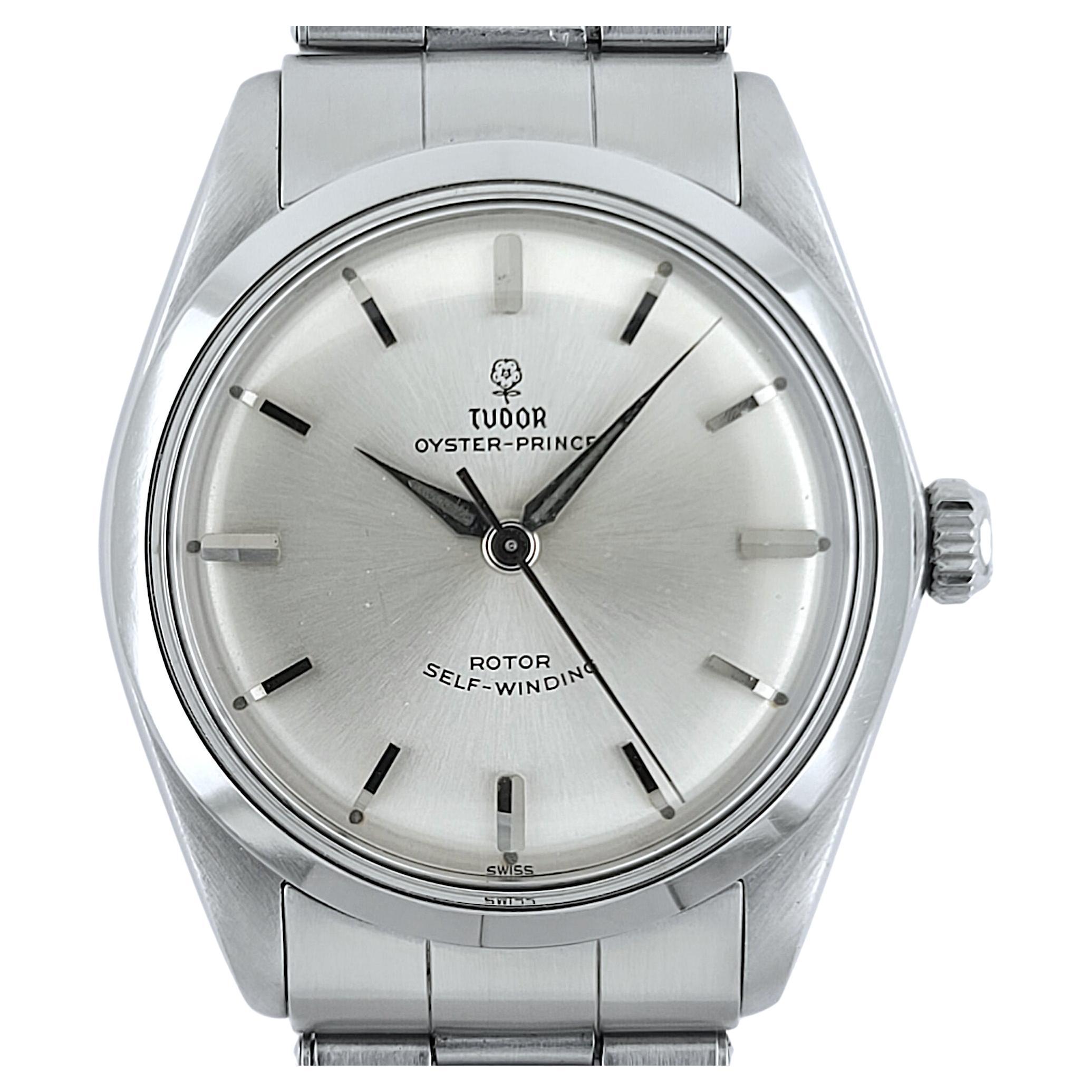 Tudor Oyster Prince Automatic Small Rose 7965 Original Rolex Rivet Oyster Strap For Sale