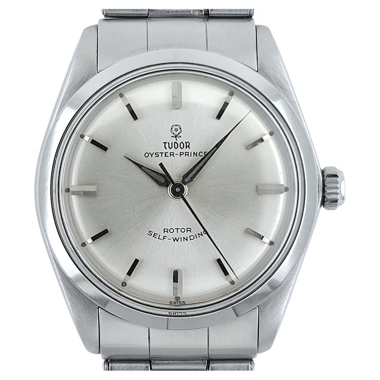 Tudor Oyster Prince Automatic Small Rose 7965 Original Rolex Rivet Oyster  Strap For Sale at 1stDibs