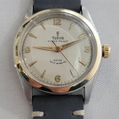 Tudor Oyster Prince Ref 7808 14k SS 34mm Mens 1940s Vintage Automatic RA646B