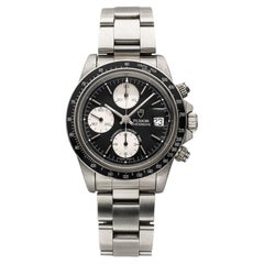 Tudor Oysterdate 79160 Big Block Steel Black Dial Automatic 40mm