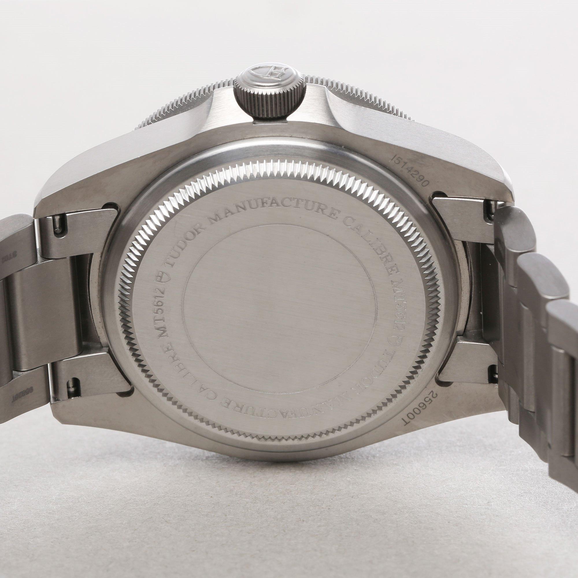 Men's Tudor Pelagos 25600TB Men Stainless Steel Smurf Watch