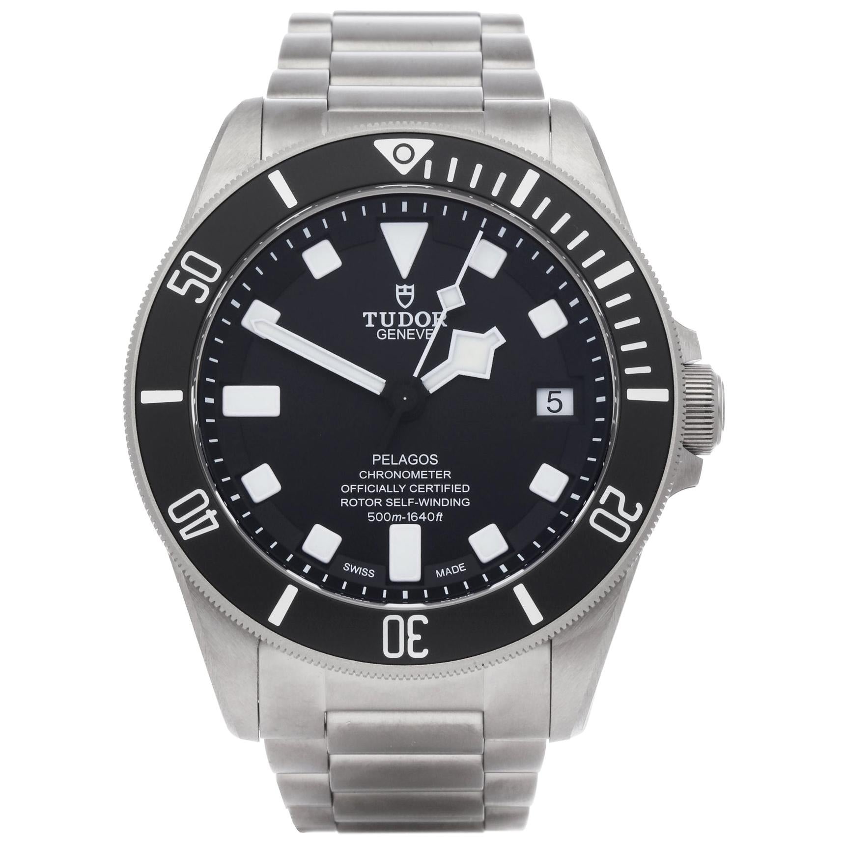 Tudor Pelagos 25600TN Men's Titanium Watch