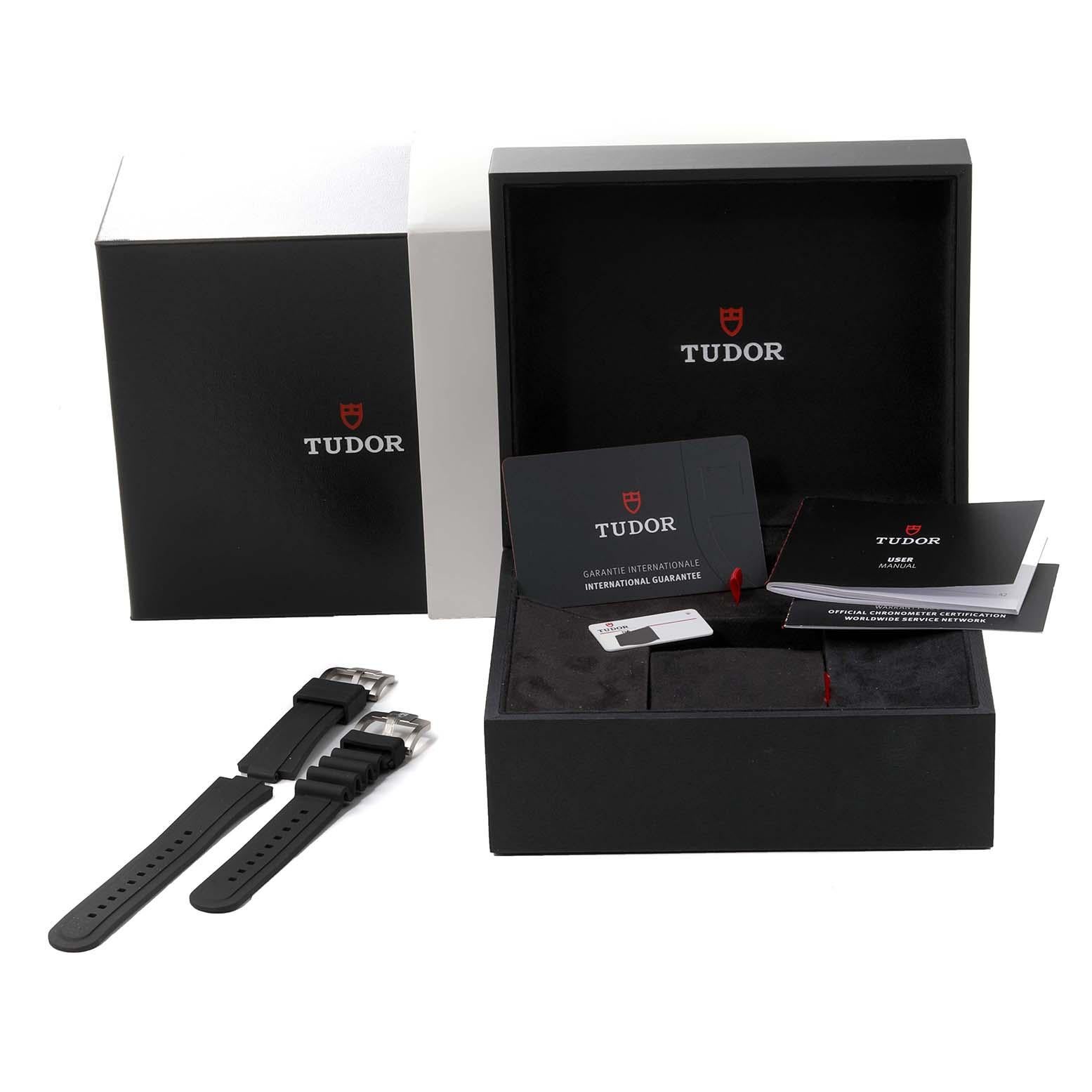 Tudor Pelagos 39mm Black Dial Titanium Mens Watch 25407 Box Card 6