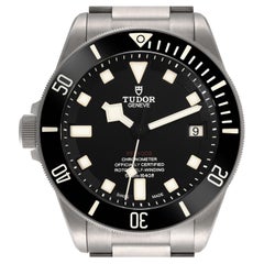 Tudor Pelagos 42mm LHD Titanium Steel Mens Watch 25610 Box Card
