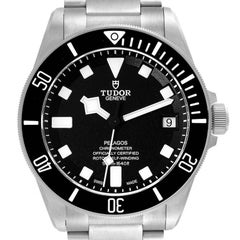 Tudor Pelagos Black Dial Titanium Mens Watch 25600TN Box Card