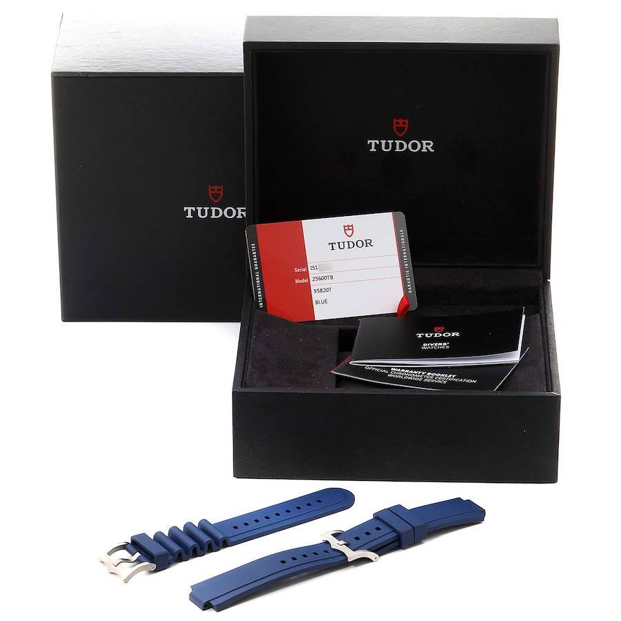 Tudor Pelagos Blue Dial Automatic Titanium Men's Watch 25600 Box Papers 5