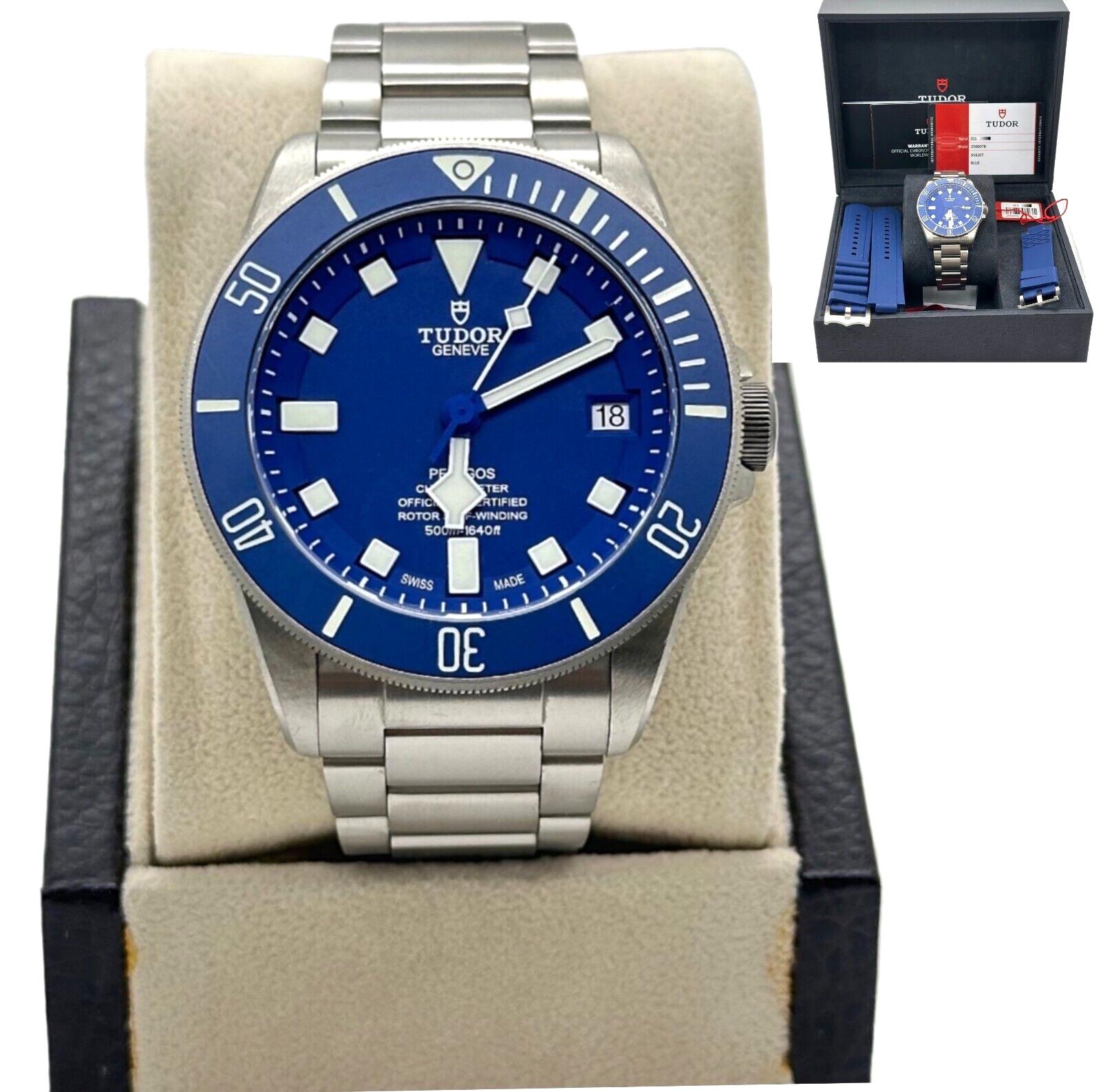 Tudor Pelagos Titan 25600TB Blaues Zifferblatt Box Papier 8