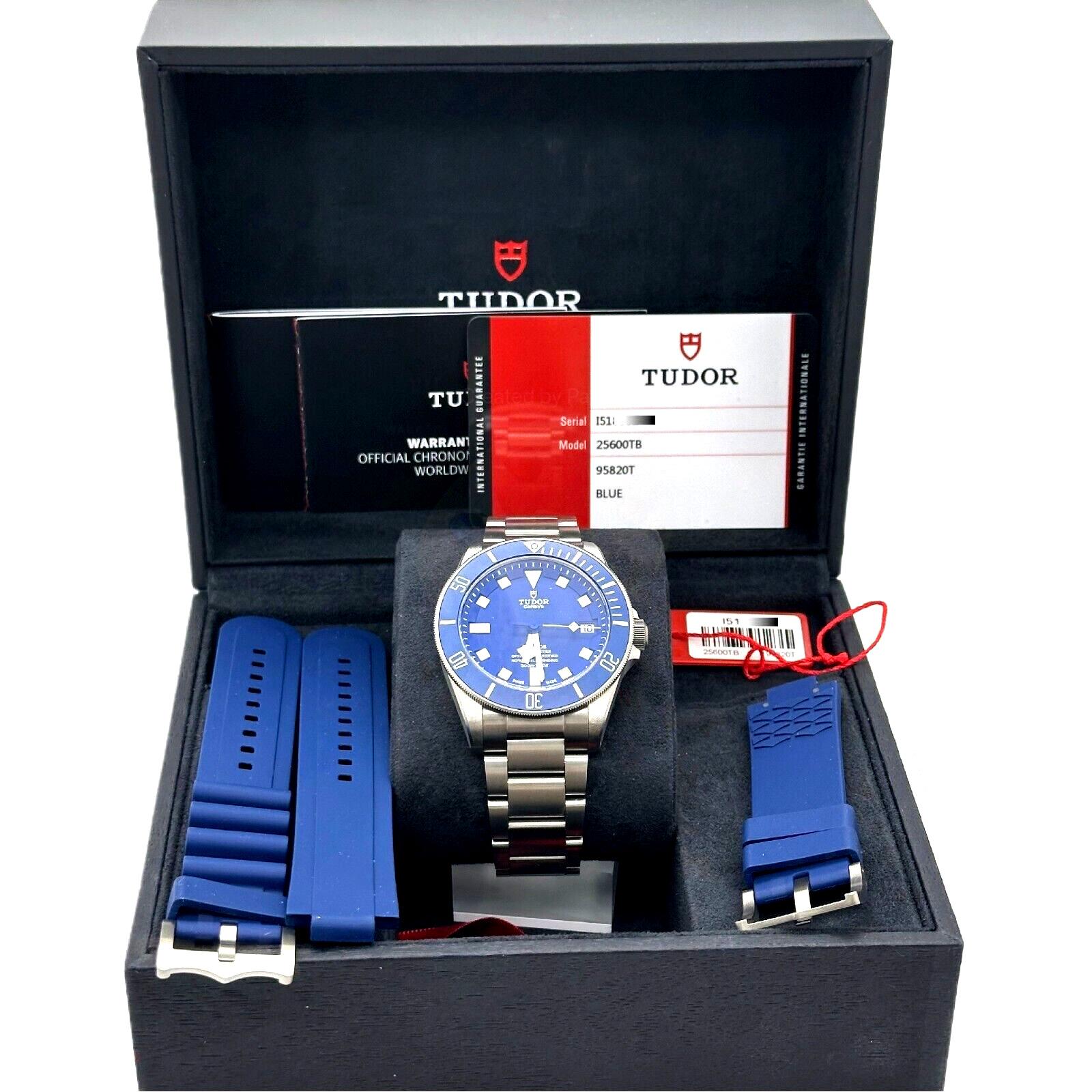 Tudor Pelagos Titan 25600TB Blaues Zifferblatt Box Papier Herren